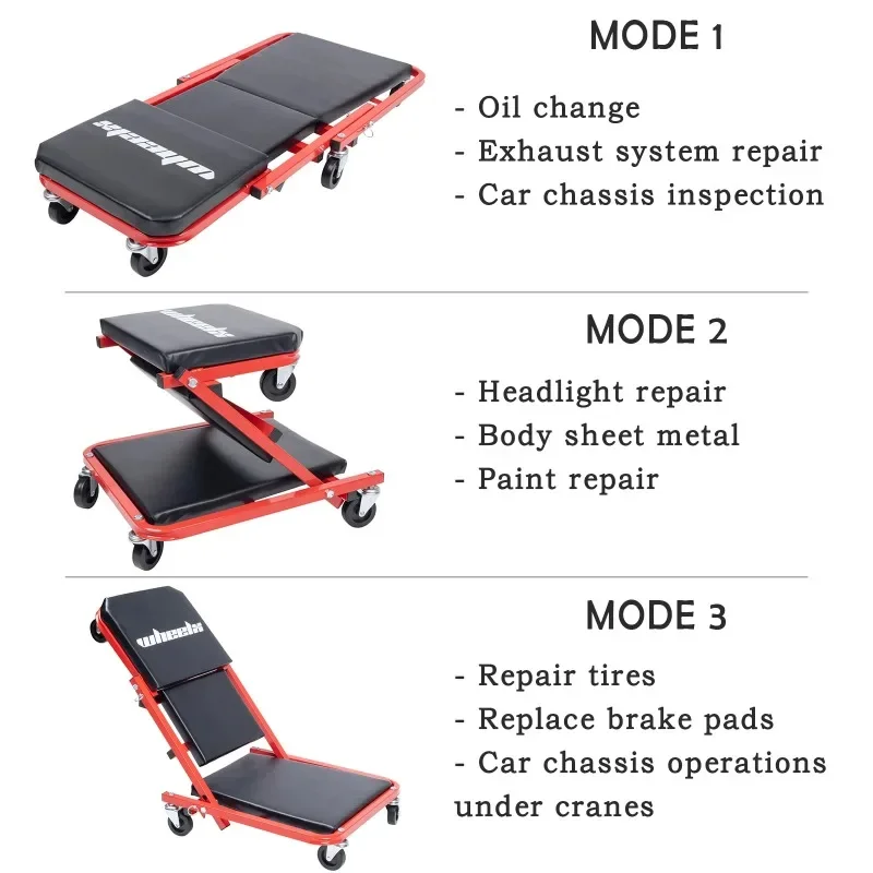Dual-purpose foldable repair c - Garage Creeper Roller 리뷰 및 가격