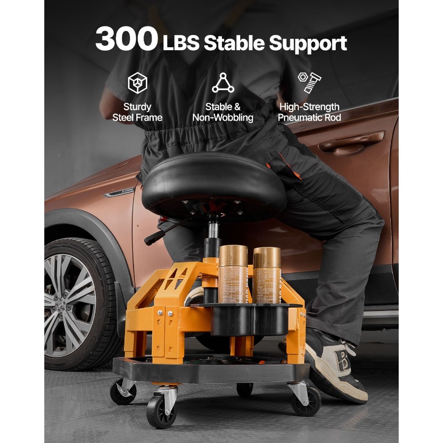 Rolling Shop Stool Heavy-Duty  - Garage Creeper Roller 리뷰 및 가격